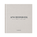 Afscheidsboek - Beige
