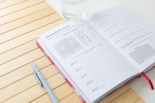 Budgetplanner - Binnenzijde - Sfeerbeeld - Beschreven - Gelstift