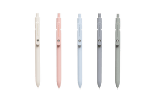 Gelpennen - 5 stuks - Pastelkleurig - Zwarte inkt - Planbooks