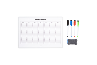 Planbooks - Weekplanner met uren - Whiteboard