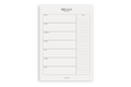 Maaltijdplanner - Horizontaal
