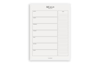 Planbooks - Maaltijdplanner - Menu Planner - Notitieblok A4 Formaat