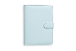 Notitieboek - Blauw - Nepleren - Hardcover - Planbooks
