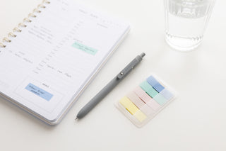 Planbooks - Pastelkleurige gelpen (1st) - Donkerblauw - Zwarte Inkt
