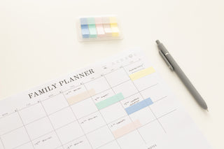 Familieplanner - Gezinsplanner - close up - sfeerbeeld - Planbooks