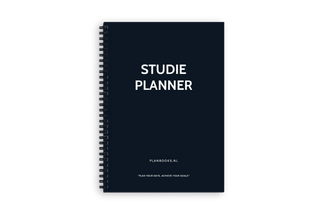 Studieplanner - Donkerblauw - Cover - Planbooks