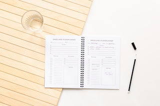 Studieplanner - Donkerblauw - Inkijkexemplaar- Planbooks