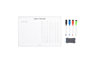 Wekelijkse habit tracker - Whiteboard - Planbooks