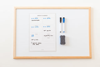 Weekplanner - Whiteboard - Sfeerbeeld - Markers -Planbooks