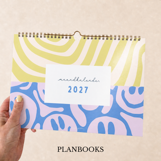 Planbooks - Maandkalender 2027 - Happy - A4 formaat
