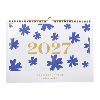 Planbooks - Maandkalender 2027 - Sterren - A4 formaat