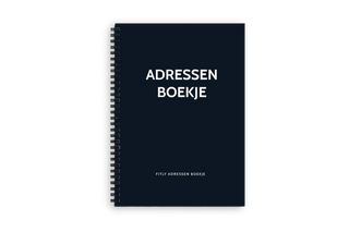 Planbooks - Adressenboekje - Donker Blauw