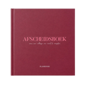 Afscheidsboek - Rood