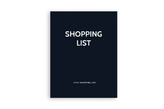 Boodschappen planner - Boodschappen lijstje - Planbooks