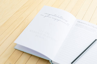 Bruiloft planner - Blauw - Binnenzijde- Sfeerbeeld - Planbooks