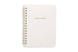 Planbooks - Daily Planner - Softcover, Gouden Spiraalbinding