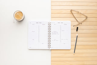 Daily Planner - Sfeerbeeld - Ingevuld - Softcover - Binnenzijde - Planbooks