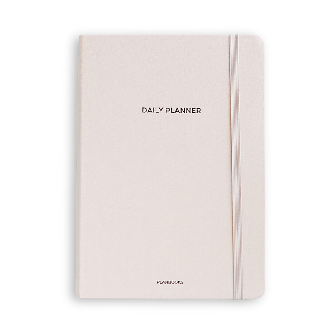 Daily Planner - Hardcover Linnen