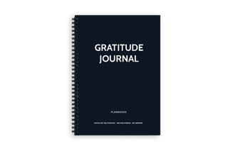 Planbooks - Gratitude Journal, Dankbaarheidsdagboek - Donker Blauw