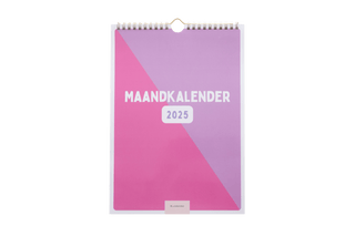 Maandkalender - 2025 - Verticaal - Planbooks - Buitenzijde - Kleurrijk 