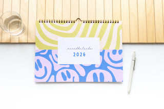 Planbooks - Maandkalender 2026 - Happy - A4 formaat