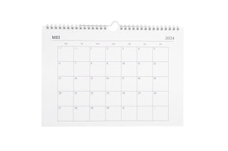 Planbooks - Maandkalender - 2024 - Donker Blauw