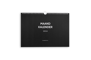 Planbooks - Maandkalender - 2024 - Donker Blauw