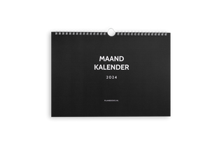 Maandkalender - 2024 - Donker Blauw