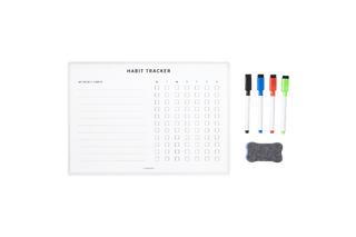 Planbooks - Magnetische Habit Tracker - Wekelijkse Weergave, Inclusief Stiften en Wisser