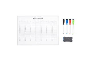 Planbooks - Magnetische Weekplanner - Schematische Weergave, Inclusief Stiften en Wisser