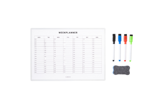 Magnetische weekplanner - Schematische weergave