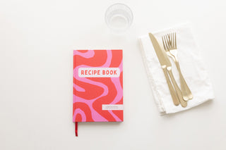 Planbooks - Recepten Verzamelboek, Receptenboek Invulboek - Pastel Roze