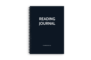 Planbooks - Reading Journal, Leesdagboek - A5 Formaat, Donker Blauw