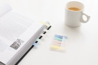 Planbooks - Sticky Notes - Beschrijfbaar, 5 Pastelkleuren