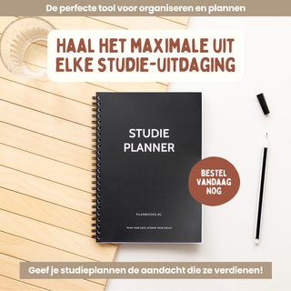 Planbooks - Studieplanner- Donkerblauw