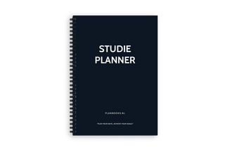 Planbooks - Studieplanner, Dagplanner - Donker Blauw