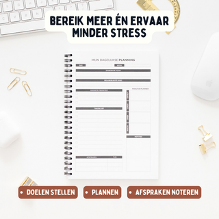 Planbooks - Dagplanner - Donkerblauw