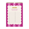 Planbooks - Verjaardagskalender - Pastel
