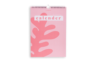 Verjaardagskalender - Roze - Cover - Planbooks