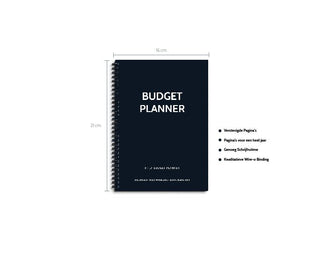 Planbooks - Budget Planner - Donker Blauw