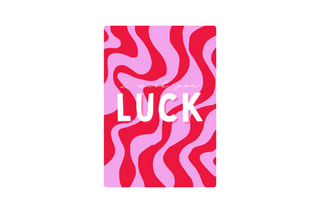 Wenskaart - I wish you luck - Succes - Planbooks