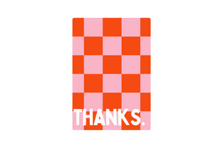 Wenskaart - Thanks - Bedankt - Planbooks 