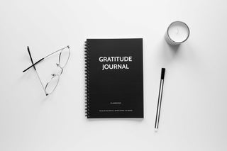 Planbooks - Gratitude Journal, Dankbaarheidsdagboek - Donker Blauw