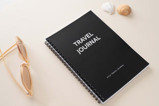 Travel Journal - Donkerblauw - Close up - Planbooks