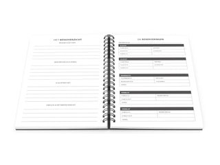 Travel journal - Donkerblauw - Inkijk exemplaar - Planbooks