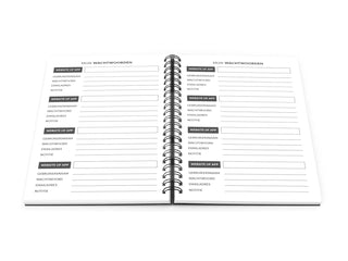 Wachtwoorden boekje - Inkijk exemplaar - Planbooks