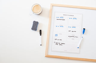Weekplanner - Whiteboard - Sfeerbeeld -  Markers -Planbooks